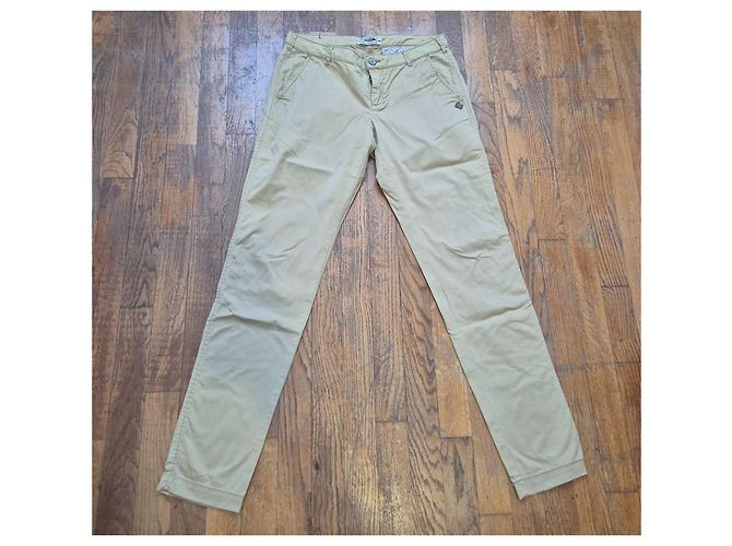 Calça chino Maison Scotch bege - vista 6