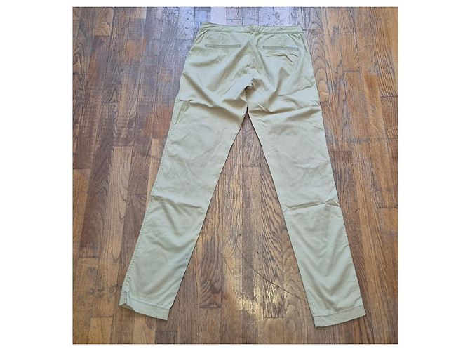 Calça chino Maison Scotch bege - vista 7
