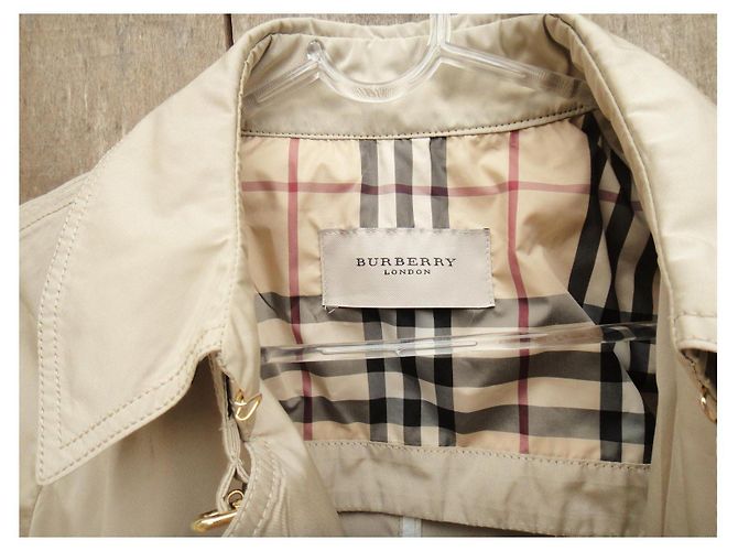 Mini trench Burberry London beige - vista 4