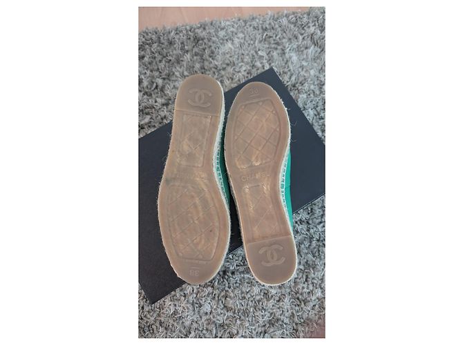 Chanel espadrilles Gr 38 Grün - Ansicht 3