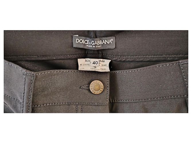 PANTALONES DE LANA DOLCE & GABBANA. Negro - vista 2