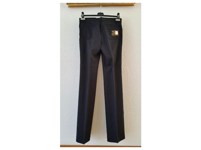 PANTALONES DE LANA DOLCE & GABBANA. Negro - vista 3