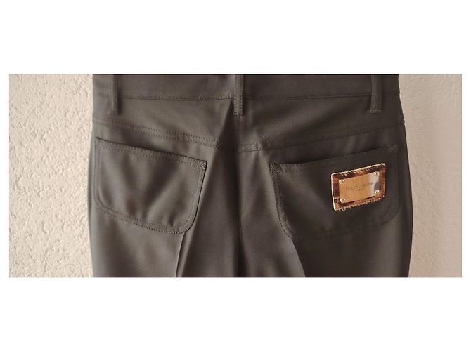 PANTALONES DE LANA DOLCE & GABBANA. Negro - vista 5