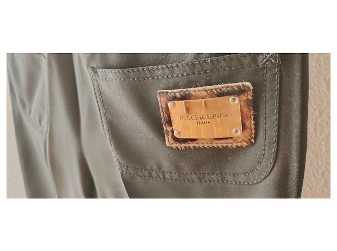 PANTALONES DE LANA DOLCE & GABBANA. Negro - vista 6