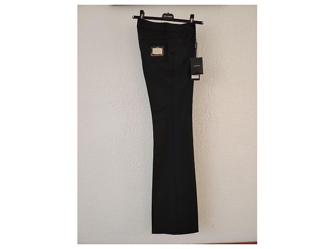 PANTALONES DE LANA DOLCE & GABBANA. Negro - vista 7