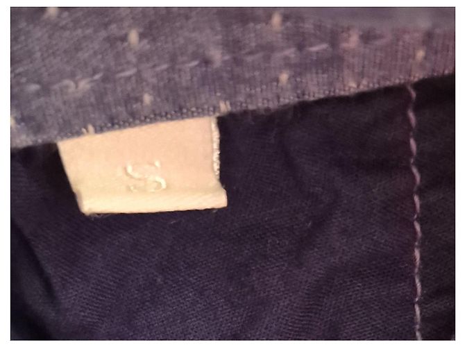Camicia Diesel uomo taglia S 36 blu a pois bianchi maniche lunghe 100% cotone - vista 7