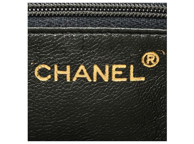 Borsa a Spalla Chanel Coco Mark Matelassé con Frange Nero - Ansicht 6