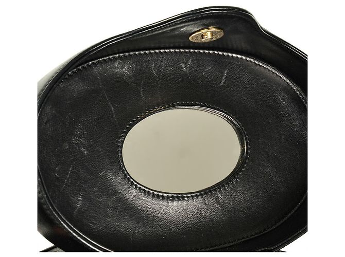 Borsa a Spalla Chanel Coco Mark Matelassé con Frange Nero - Ansicht 8