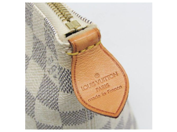 Borsa Louis Vuitton Damier Azur Saleya PM - vista 13