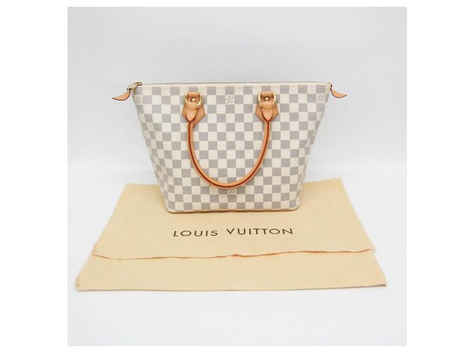 Borsa Louis Vuitton Damier Azur Saleya PM - vista 2