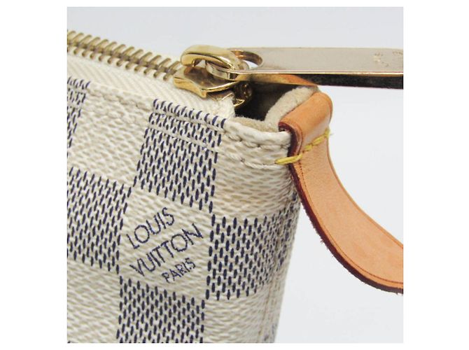 Borsa Louis Vuitton Damier Azur Saleya PM - vista 9