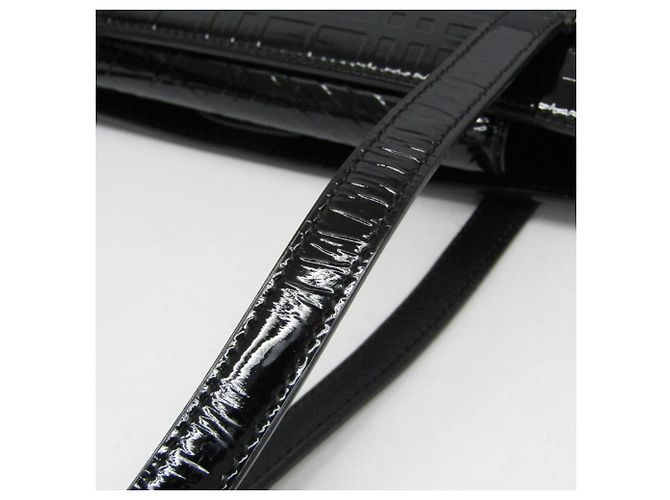 Borsa a Spalla Donna Burberry Nova Check Nero - vista 10