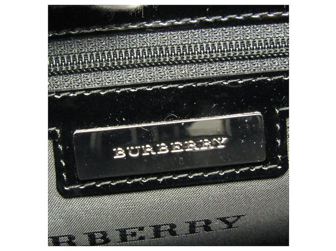 Borsa a Spalla Donna Burberry Nova Check Nero - vista 11