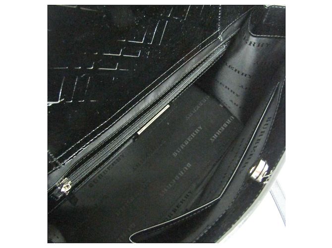 Borsa a Spalla Donna Burberry Nova Check Nero - vista 3