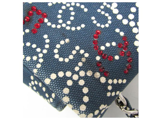 Code Coco Borsa a Spalla Chanel No.5 Coco Mark Chain Blu navy - vista 10