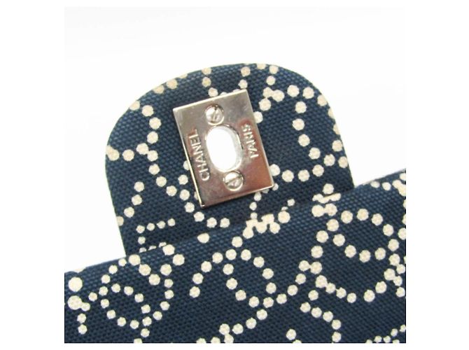 Code Coco Borsa a Spalla Chanel No.5 Coco Mark Chain Blu navy - vista 13
