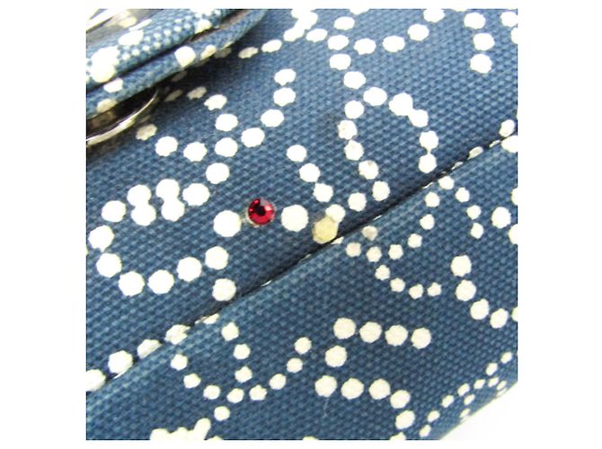 Code Coco Borsa a Spalla Chanel No.5 Coco Mark Chain Blu navy - vista 7