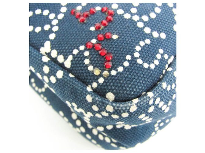 Code Coco Borsa a Spalla Chanel No.5 Coco Mark Chain Blu navy - vista 8