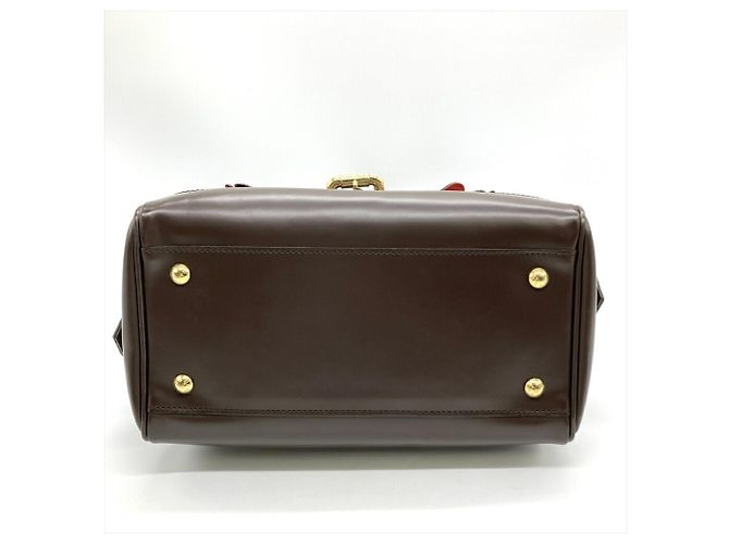 Borsa Knightsbridge Louis Vuitton Marrone Damier ebene - vista 7