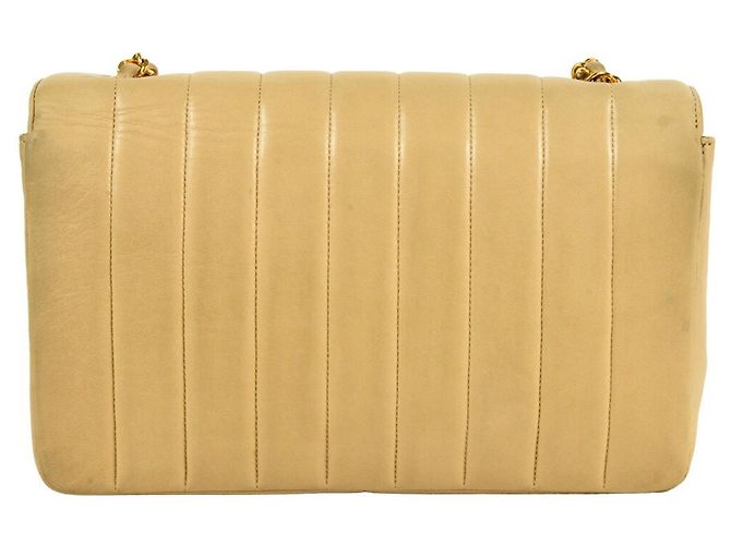 Borsa a Spalla Chanel Mademoiselle con Catena Beige - vista 4
