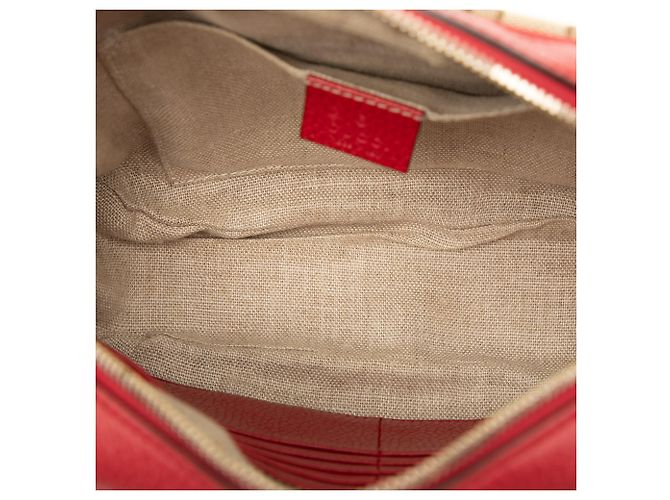 Borsa a tracolla Gucci in tela GG marrone Beige - vista 4