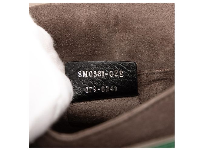 Fendi Verde Piccola Borsa in Pelle Kan I con Bordo - vista 6