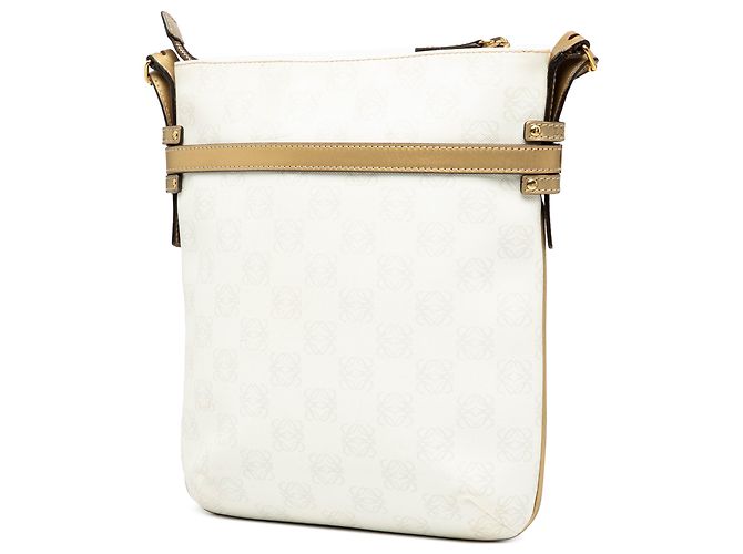 LOEWE Bandolera de lona recubierta con anagrama blanco - vista 2