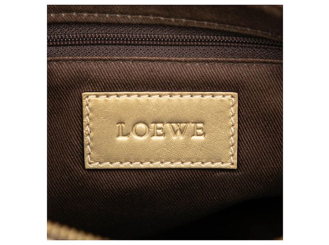 LOEWE Bandolera de lona recubierta con anagrama blanco - vista 5