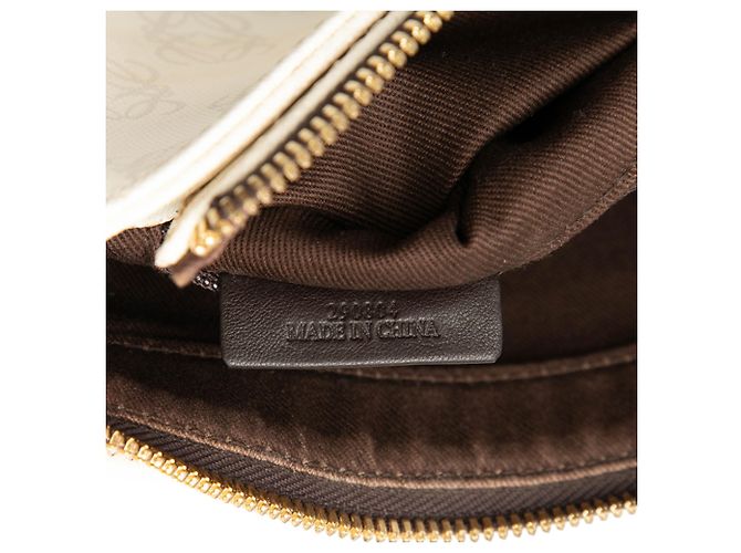 LOEWE Bandolera de lona recubierta con anagrama blanco - vista 6
