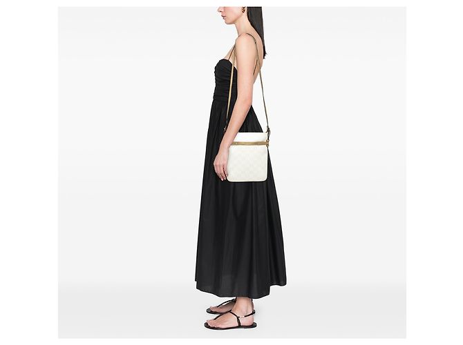 LOEWE Bandolera de lona recubierta con anagrama blanco - vista 7