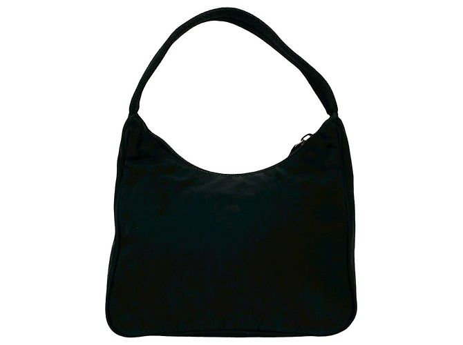 Bolsa de mão mini em nylon Tessuto da Prada Preto - vista 3