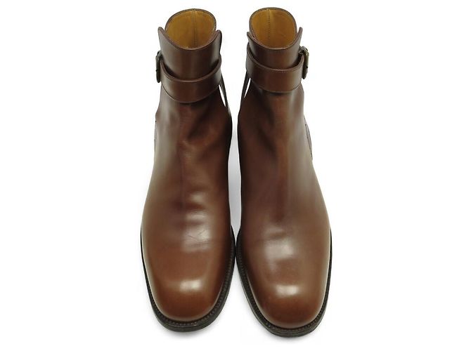 BOTAS JODHPUR JM WESTON 722 8.5D 42.5 COURO MARROM - vista 14