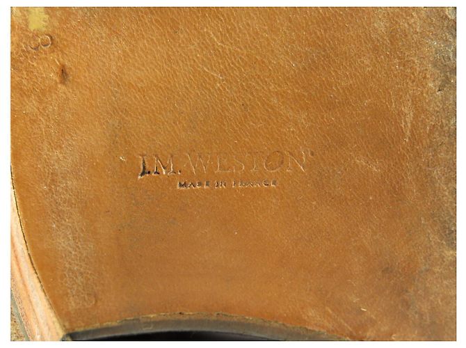 BOTAS JODHPUR JM WESTON 722 8.5D 42.5 COURO MARROM - vista 7