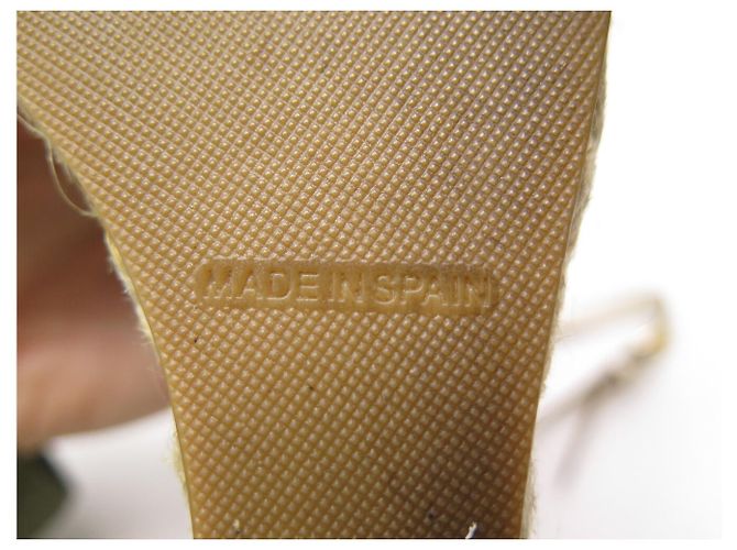 SCARPE LOUIS VUITTON SANDALI 39 PIATTAFORME HORIZON CON TACCHI A CUNEA Crudo - vista 9