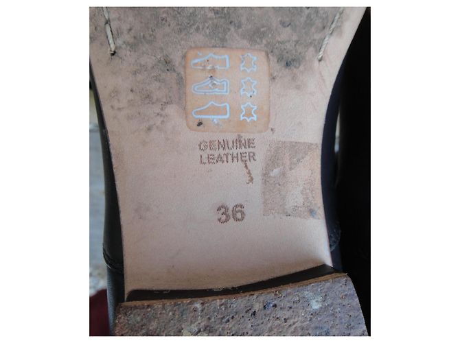 Botas Diesel de cuero negro con tachuelas - vista 8