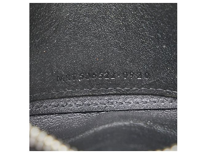 Monedero de cuero para mujer Saint Laurent Negro - vista 11
