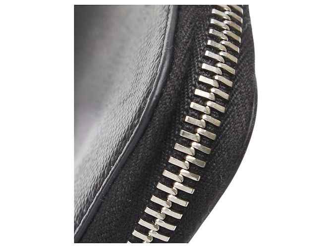 Monedero de cuero para mujer Saint Laurent Negro - vista 6