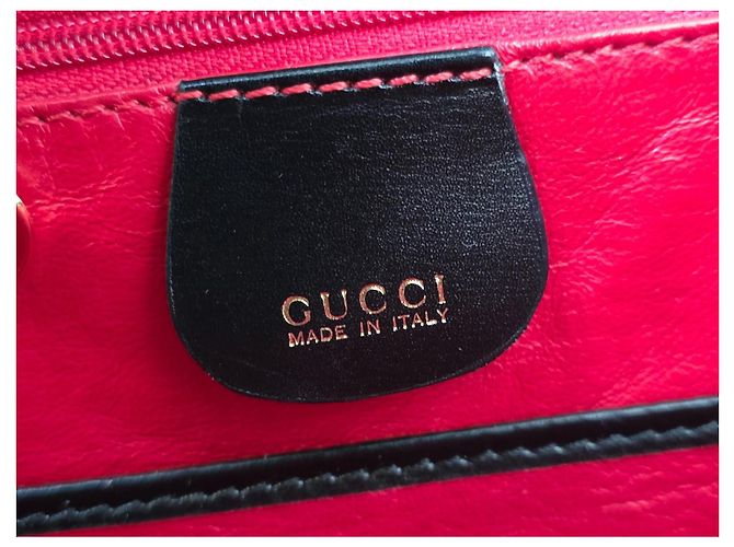 Borsa a mano Gucci Bamboo 1947 in pelle nera Nero - vista 13