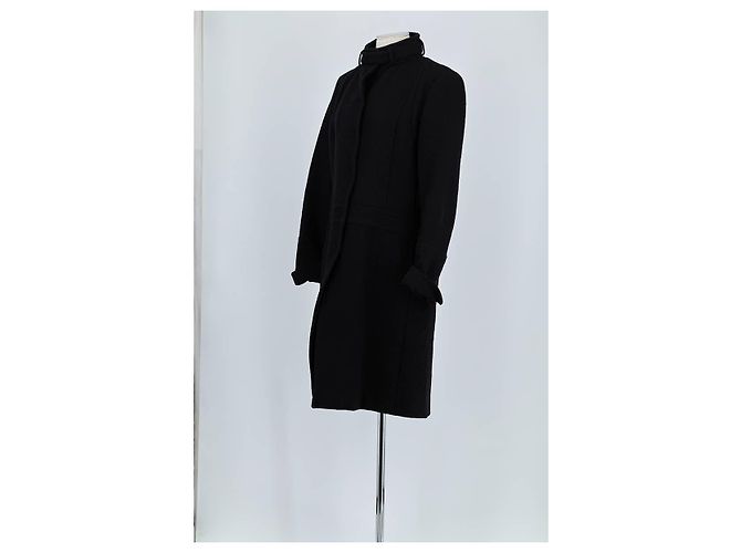 Max Mara Abrigo de lana negro - vista 4