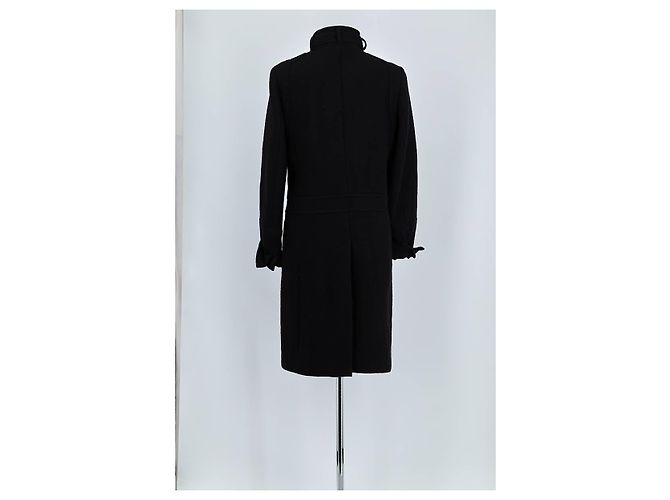 Max Mara Abrigo de lana negro - vista 6