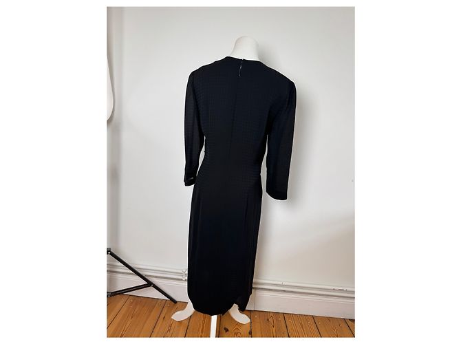 Vintage Givenchy Schwarzes Kleid M - Ansicht 3