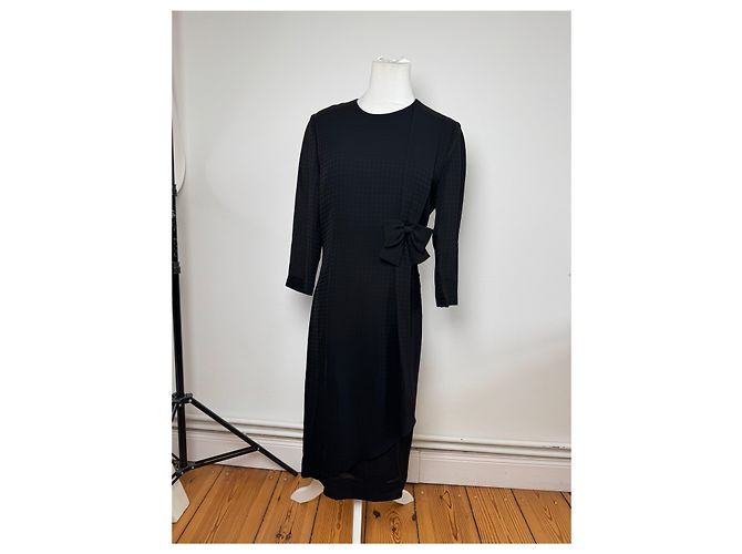 Vintage Givenchy Schwarzes Kleid M - Ansicht 6
