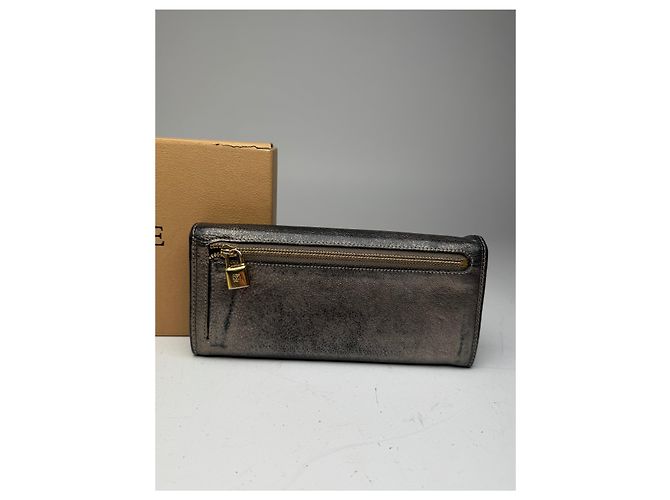 Vintage Loewe Madrid Leather Wallet Anthracite Dark grey - view 9