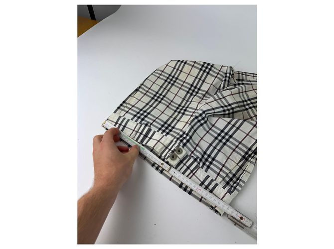 Vintage Burberry Nova Check Hose Beige M - Ansicht 10