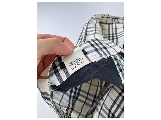 Vintage Burberry Nova Check Hose Beige M - Ansicht 12
