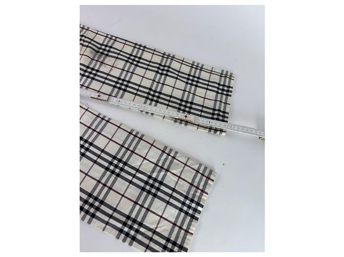 Vintage Burberry Nova Check Hose Beige M - Ansicht 8