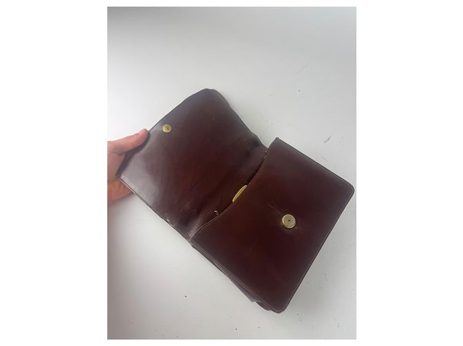 Vintage Givenchy Ledertasche braun - Ansicht 12
