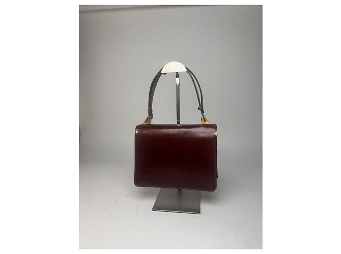 Vintage Givenchy Ledertasche braun - Ansicht 6