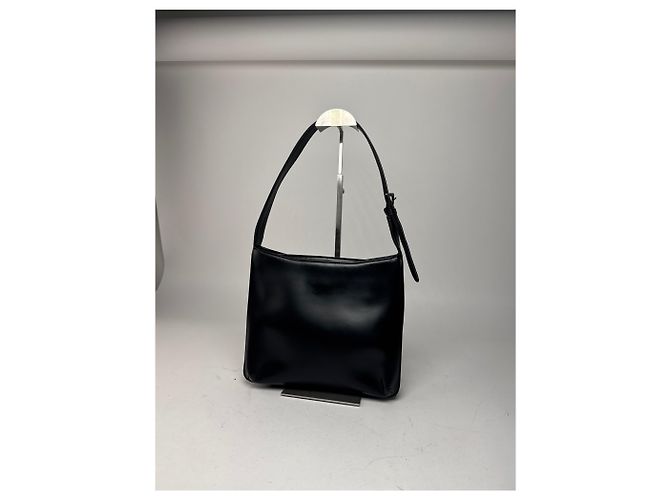Vintage Givenchy Ledertasche schwarz - Ansicht 3