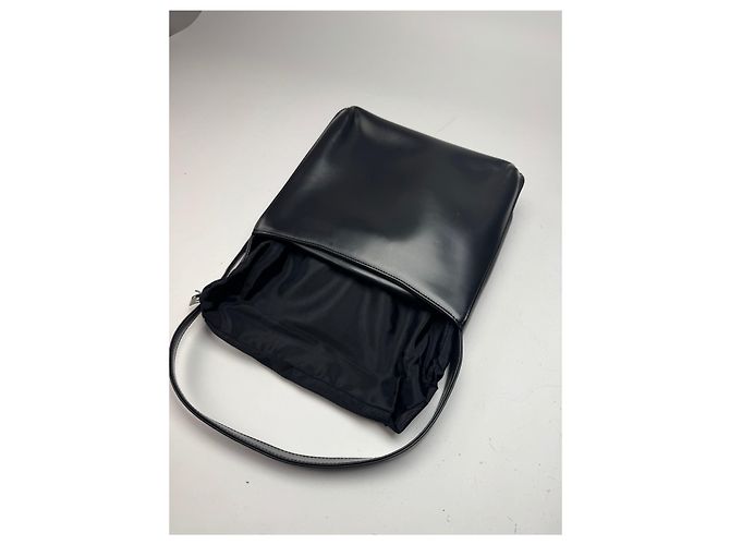 Vintage Givenchy Ledertasche schwarz - Ansicht 4
